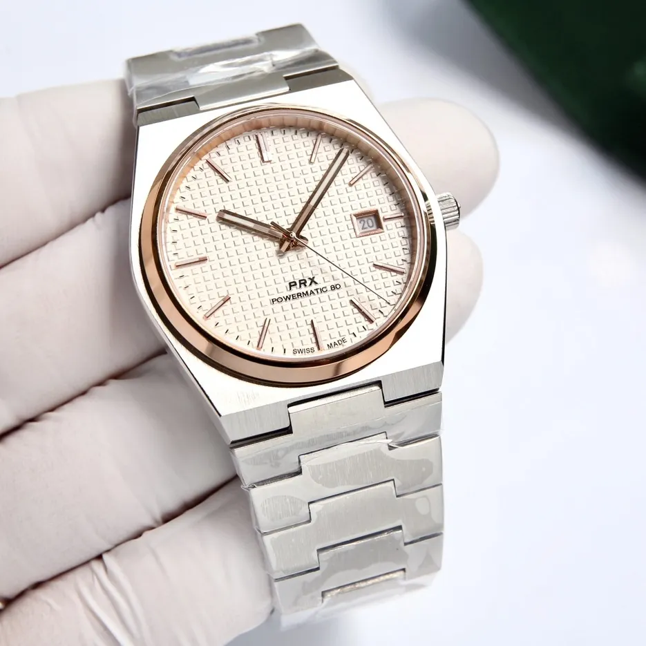 Mens watch AAA classic 40mm mechanical movement auto date folding buckle luminous sapphire glass business casual designer mens top quality watch AAA