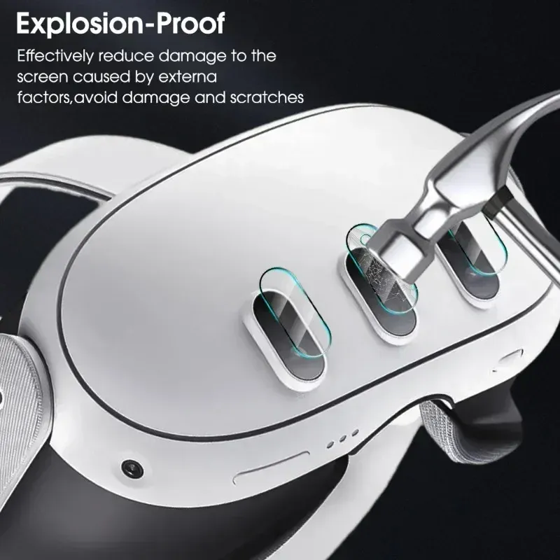 Meta Quest Camera Lens Protector: HD Clear Tempered Glass Anti