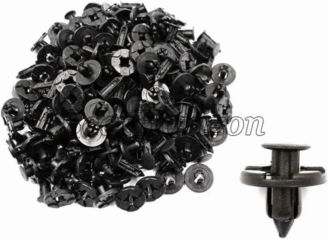 200 Pz Plastica Trim Clip Rivetti Clip Kit Fermi Di Spinta Per Auto - Foto 7