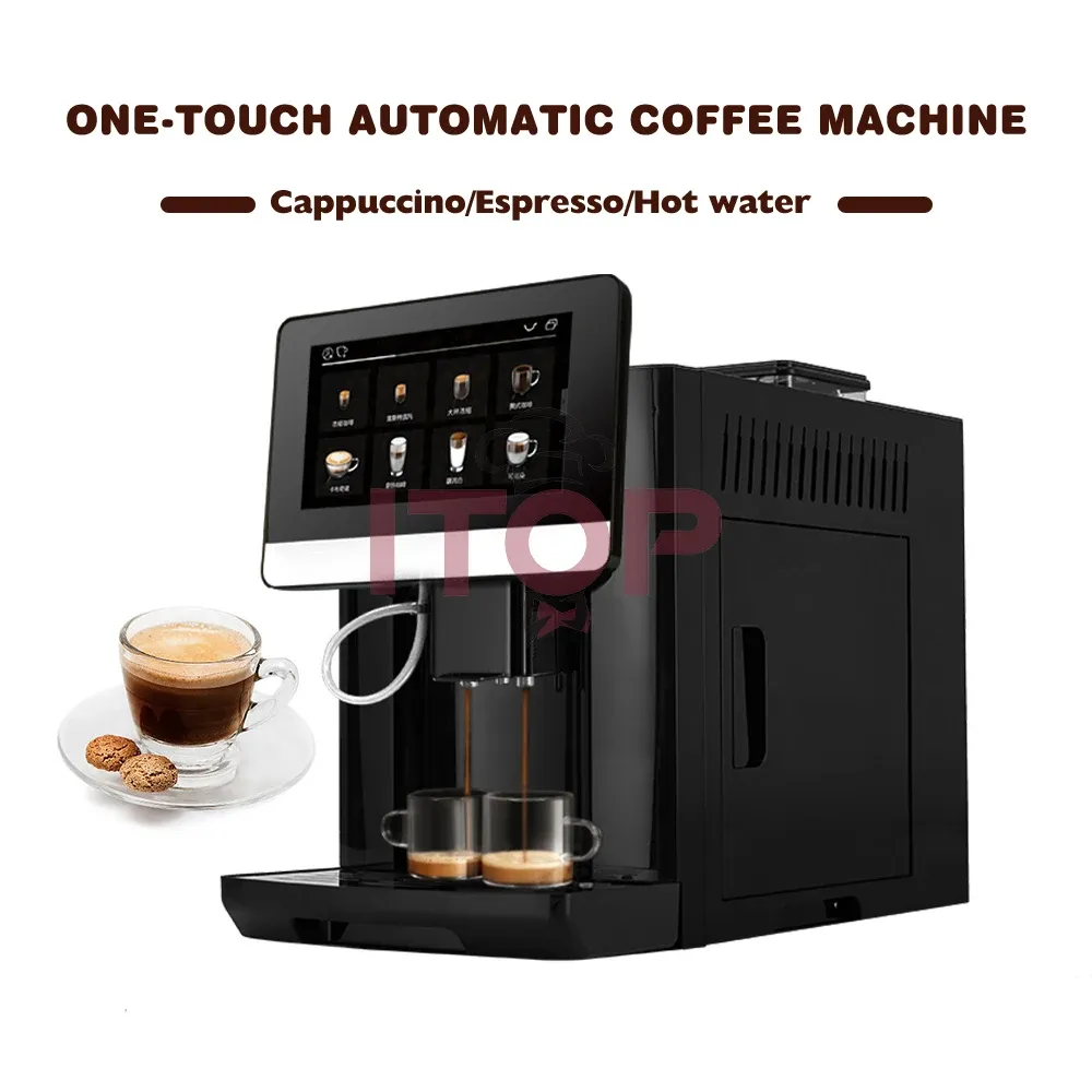 ITOP One-Touch Automatic Coffee Machine: 19 Bar Pump, 20+ Beverages, Latte,  Espresso, Restreto - Main Image