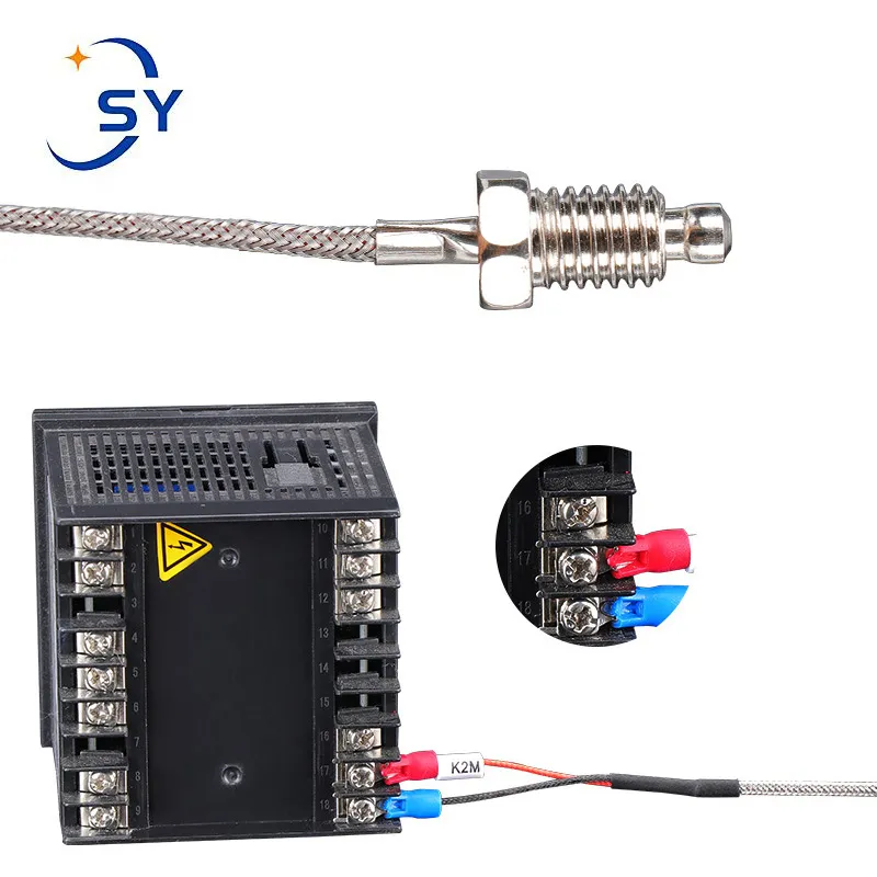 Thermocouple Thread M6 Screw Temperature Sensor Probe Type K/E 0-600 6F ...
