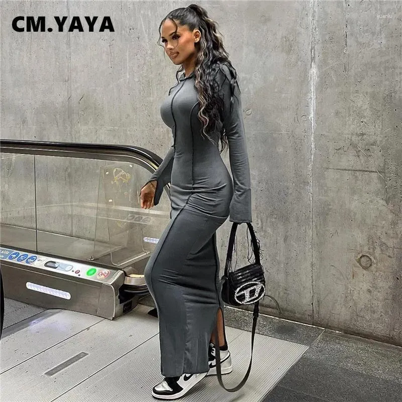 Womens Long Sleeve Hooded Quilted Bodycon Midi Dress Casual Knee-Length Winter  Dress from Dhgate Basic & Casual Dresses