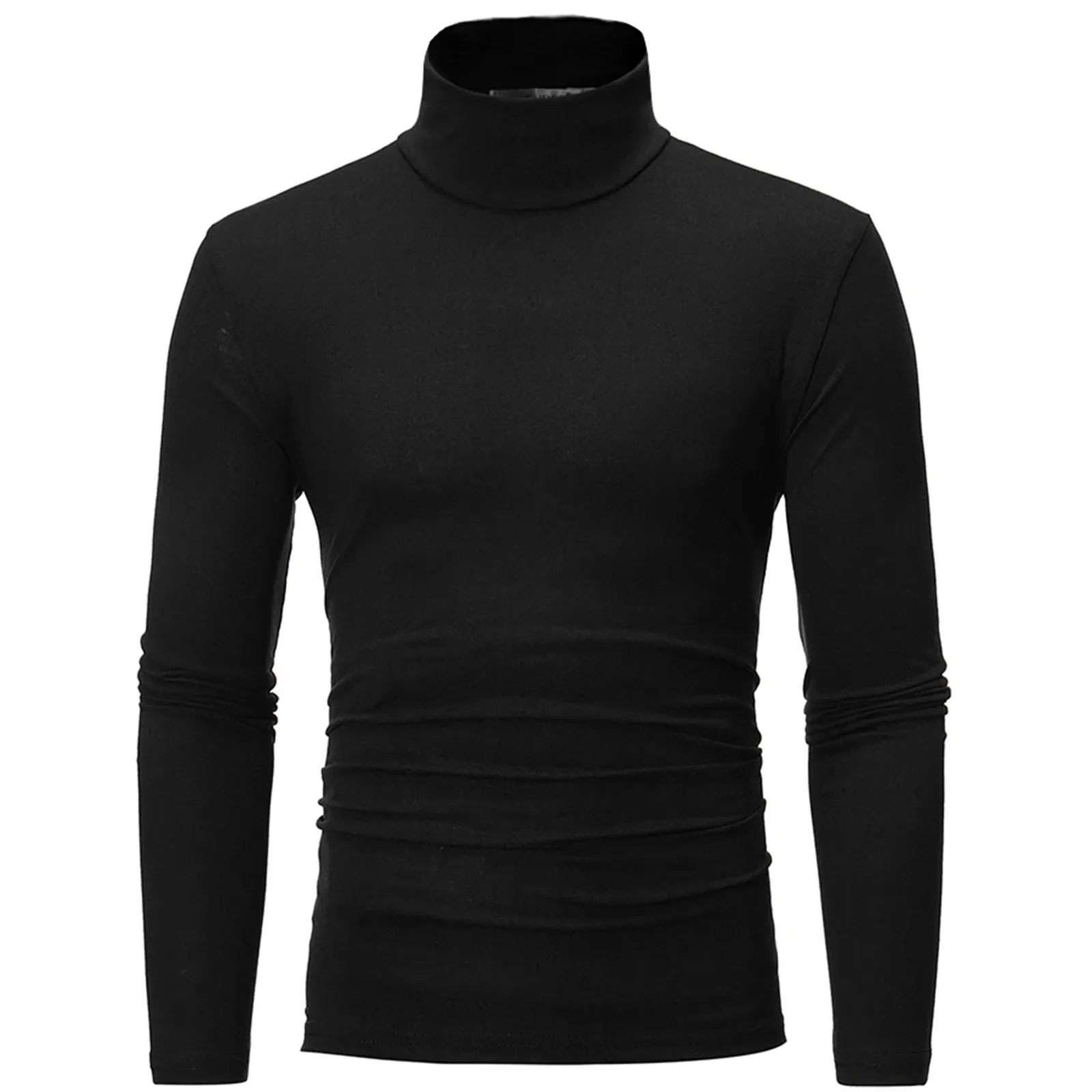 Mens Slim Fit Thermal Tops Long Sleeve Turtle Mock Neck Turtleneck Undershirt Mens With Base Layer Soft And Lightweight From Ddmysmile 17.56 DHgate.Com