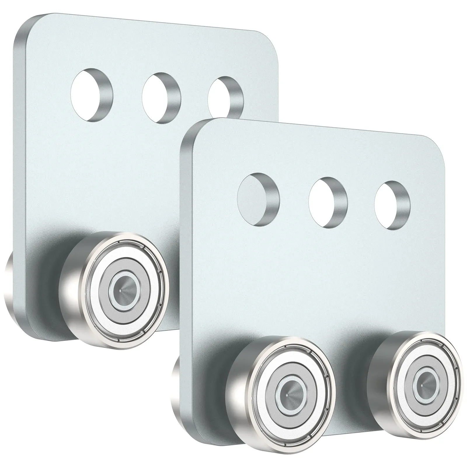 Double Wheel Trolley Assembly Garage Door Jojofuny Heavy Duty Sliding Door Roller Assembly - Double Wheel Trolley With 50kg Capacity For Garage & Cabinet Doors Cabinet Door Pulley