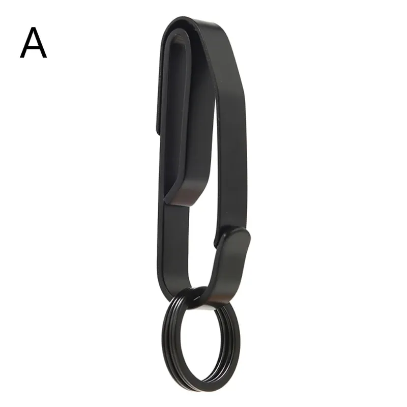 NPXUAMTJ Portachiavi Clip con passante per cintura e anello portachiavi a sgancio rapido su entrambi i lati, portachiavi rimovibile, facile da usare
