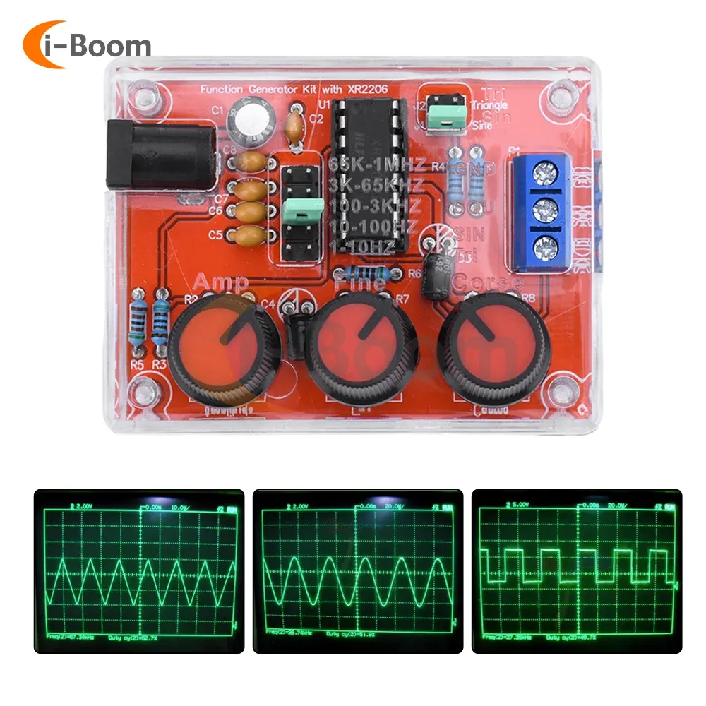 DDS Function Signal Generator Module DIY Kit – Sine/Triangle/Square Wave