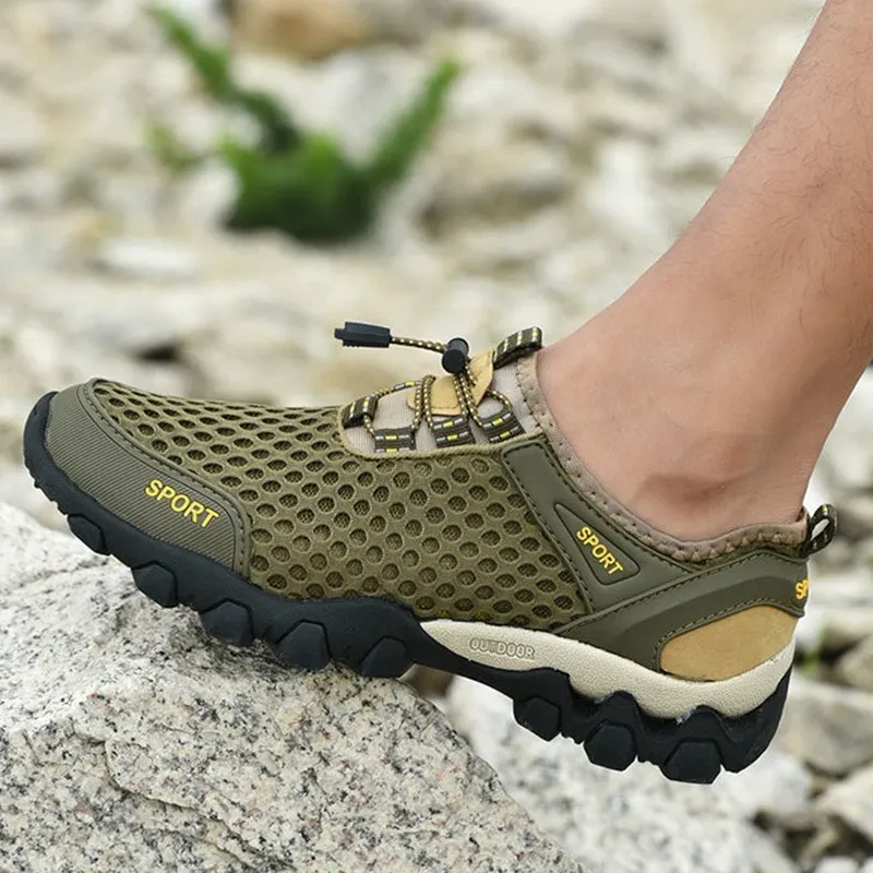 Mesh hiking shoes clearance