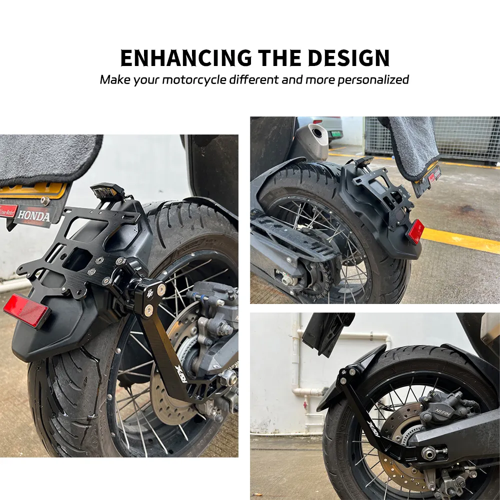 Durable Motorcycle Rear Wheel Protector Premium Grade ABS Mudguard ...