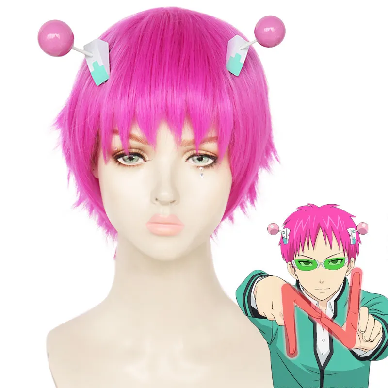 Saiki Kusuo Wig Anime The Disastrous Life Of Psi Saiki K.cosplay Short
