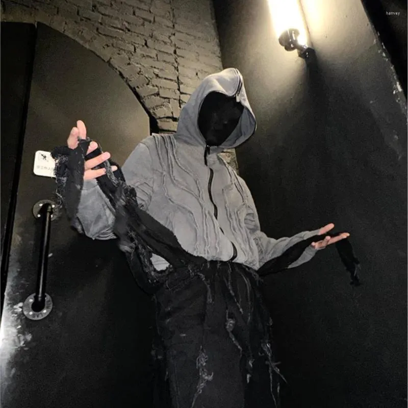 DHgate.com:Mens Punk Tassel Distressed Jeans: Dark Ribbon