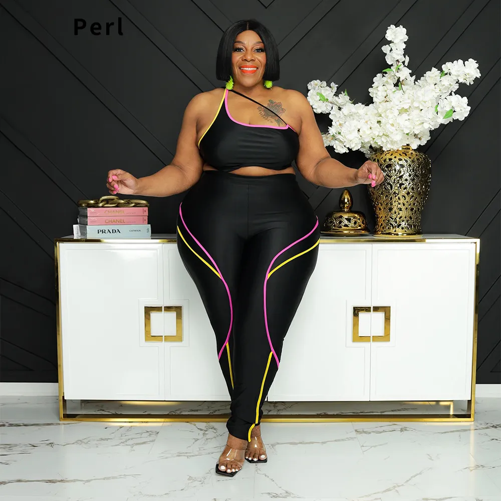 Plus size two piece club outfits shop
