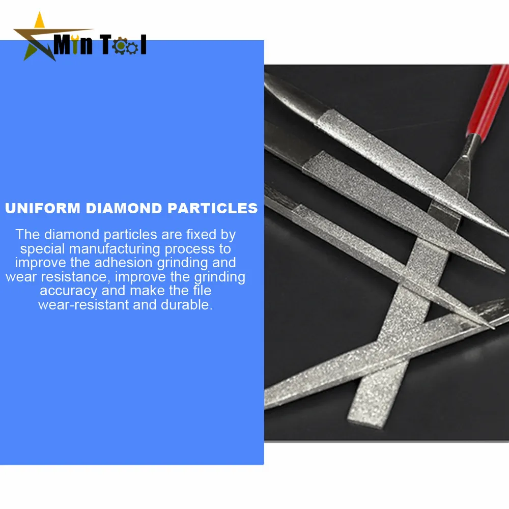 Diamond Mini File Set, Ceramic & Wood Rasp, DIY Hand Needle Tool Kit ...