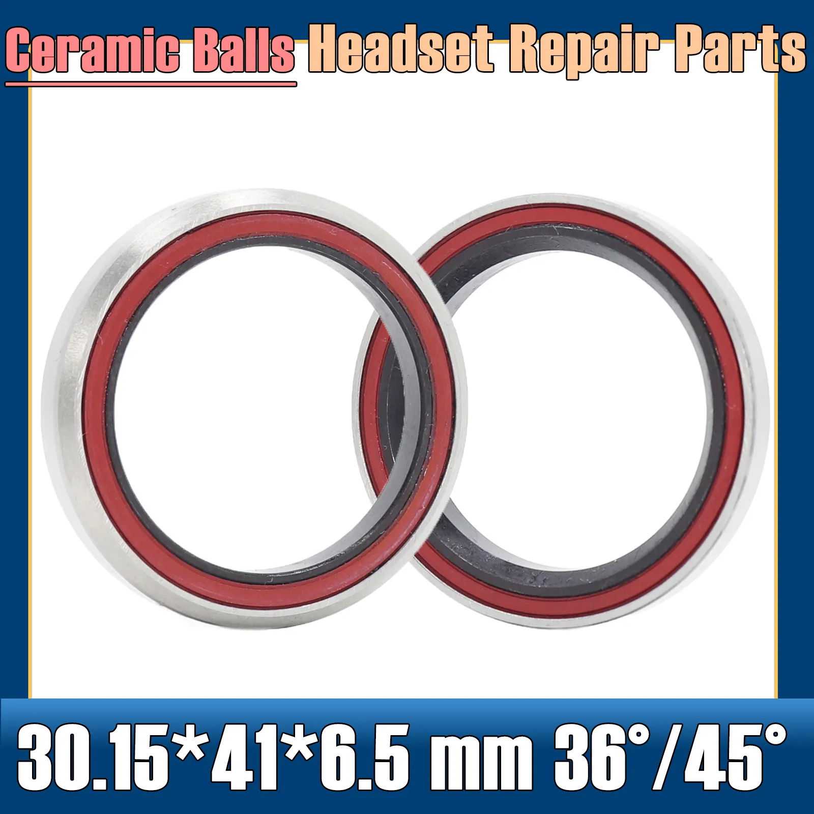 MH-P03 Casque vélo Roulement 30.15x41x6.5mm Scellé Chrome Acier