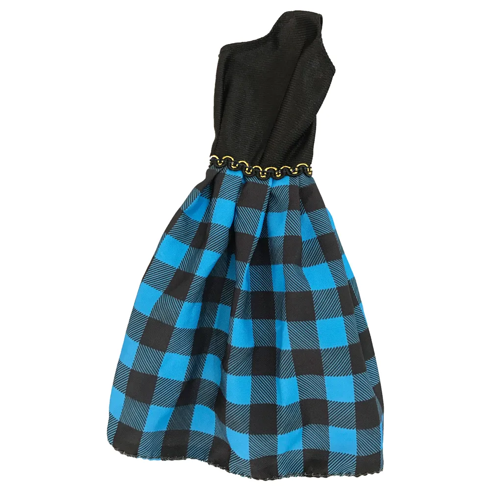 Barbie Doll Dress Outfit Royal Blue Doll Dress For 11.5" Barbie  Costume  Outfit 1/6 Scale, Handmade Cloth