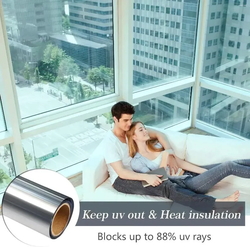 One Way Mirror Window Film – UV Blocking, Solar Insulate, Privacy Sticker