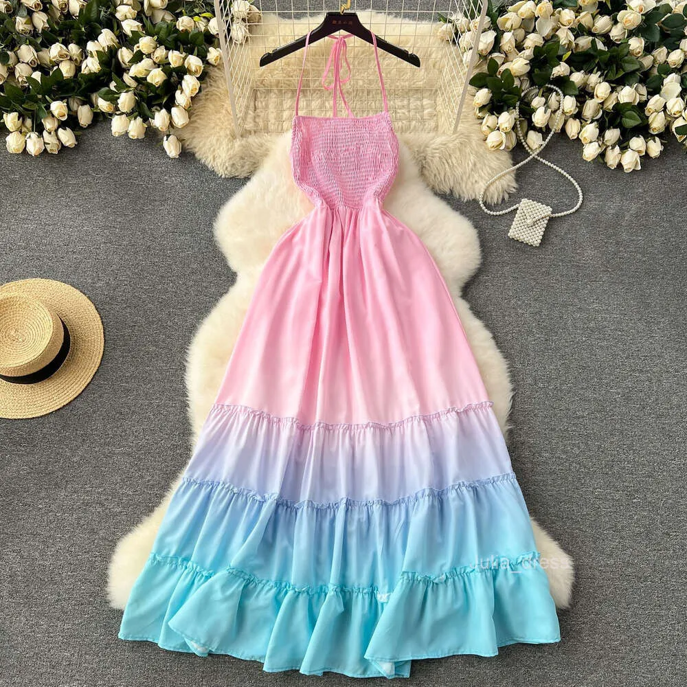 chinese dress ladies Ivory Cotton Tiered Maxi Dress - Vacation Dresses