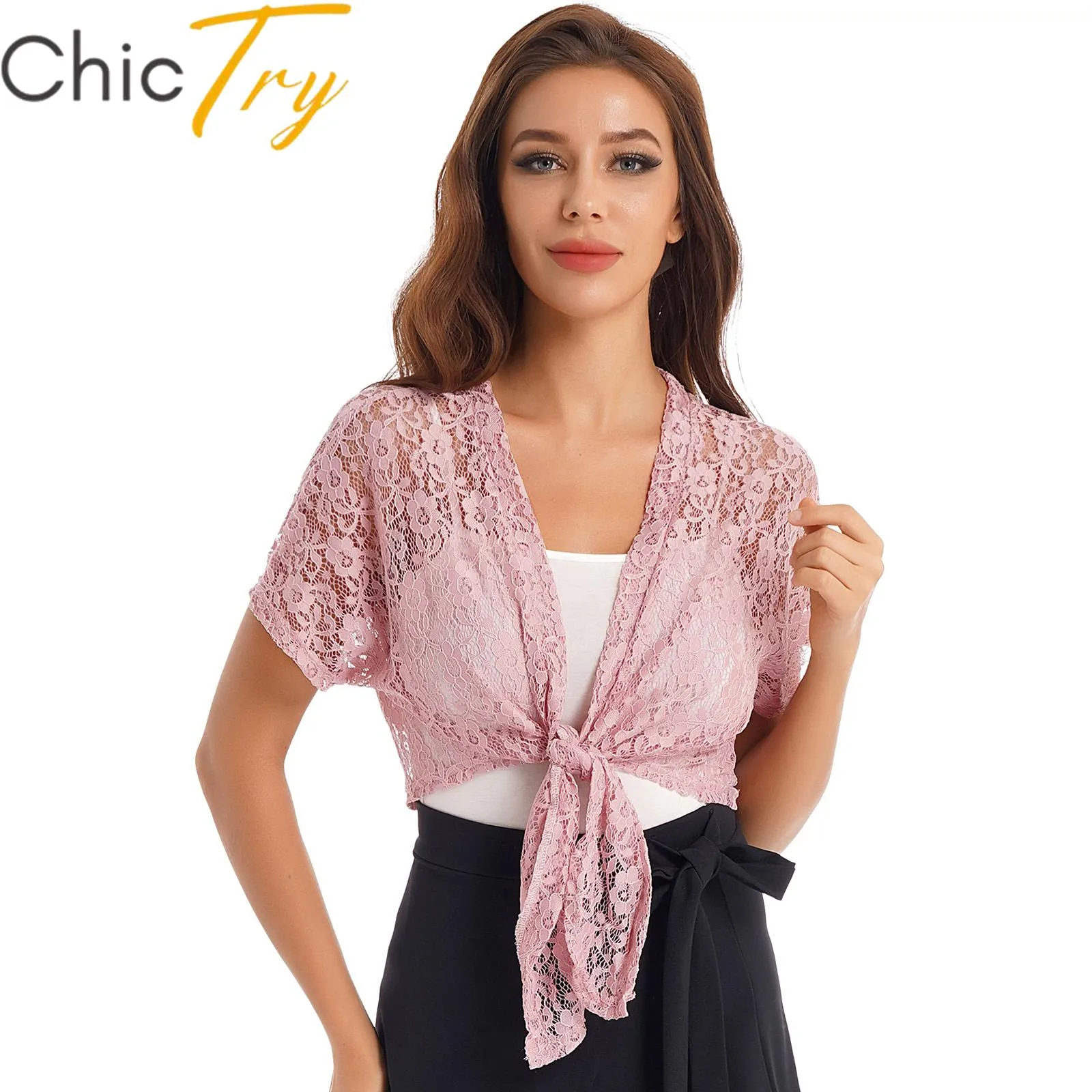 Pale pink bolero jacket sales