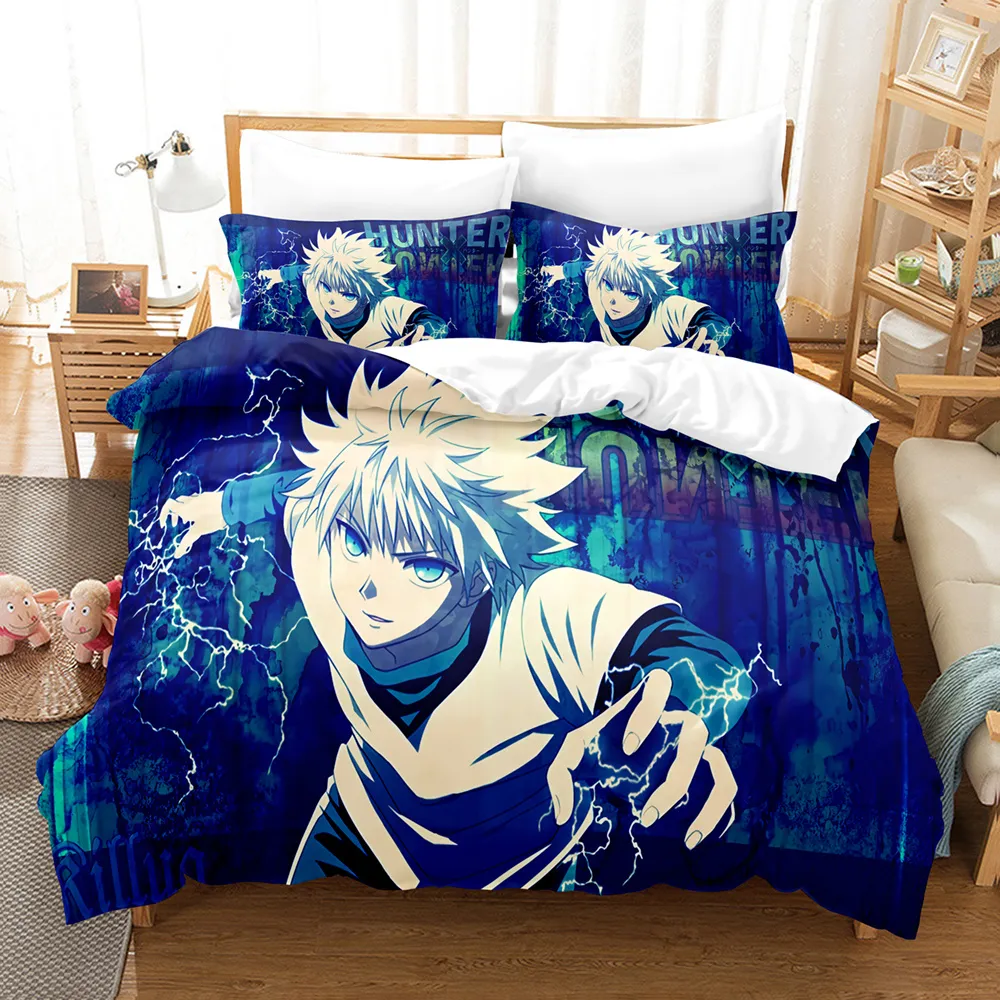 HUNTER×HUNTER 敷きパッド Hunter x Hunter Bedding: Twin, Full, Queen, King