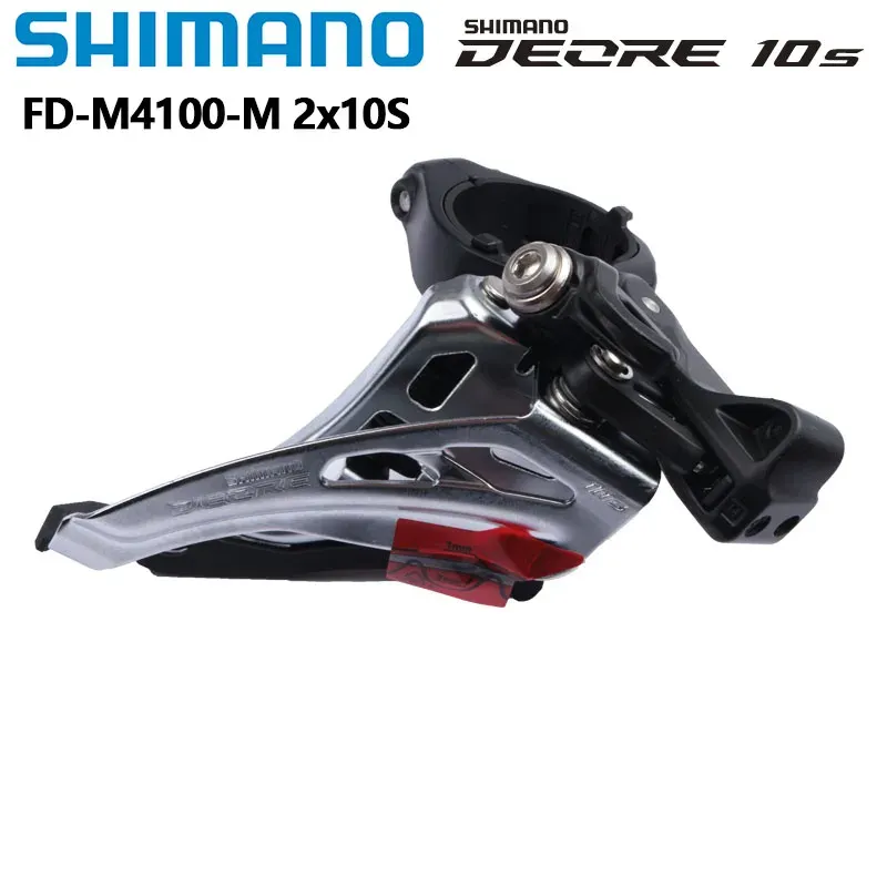 Shimano Deore FD M4100 M M617 D FD M6020 D 31.8 34.9mm Clamp Front Derailleur MTB Mountain Bike Bracket 2x10 Speed Cycling Parts