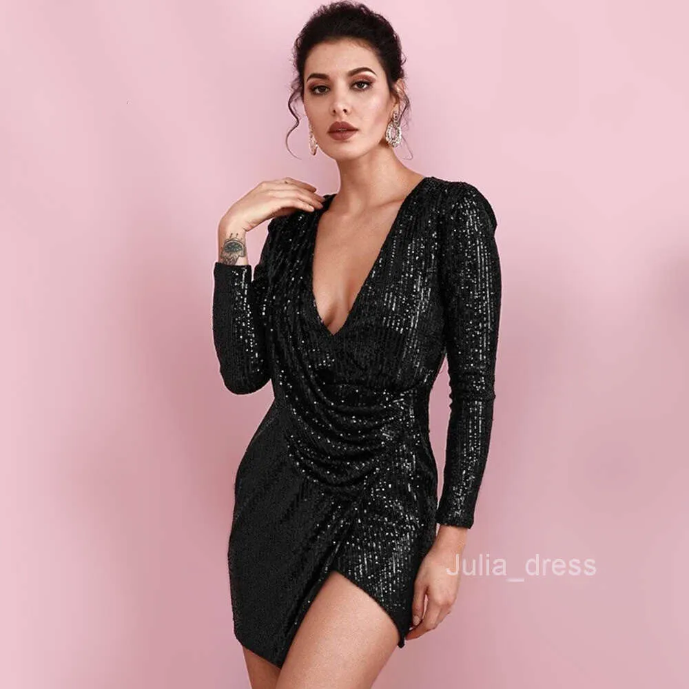 chinese dress ladies Diva Energy Long Sleeve Mini Dress Black main image 1