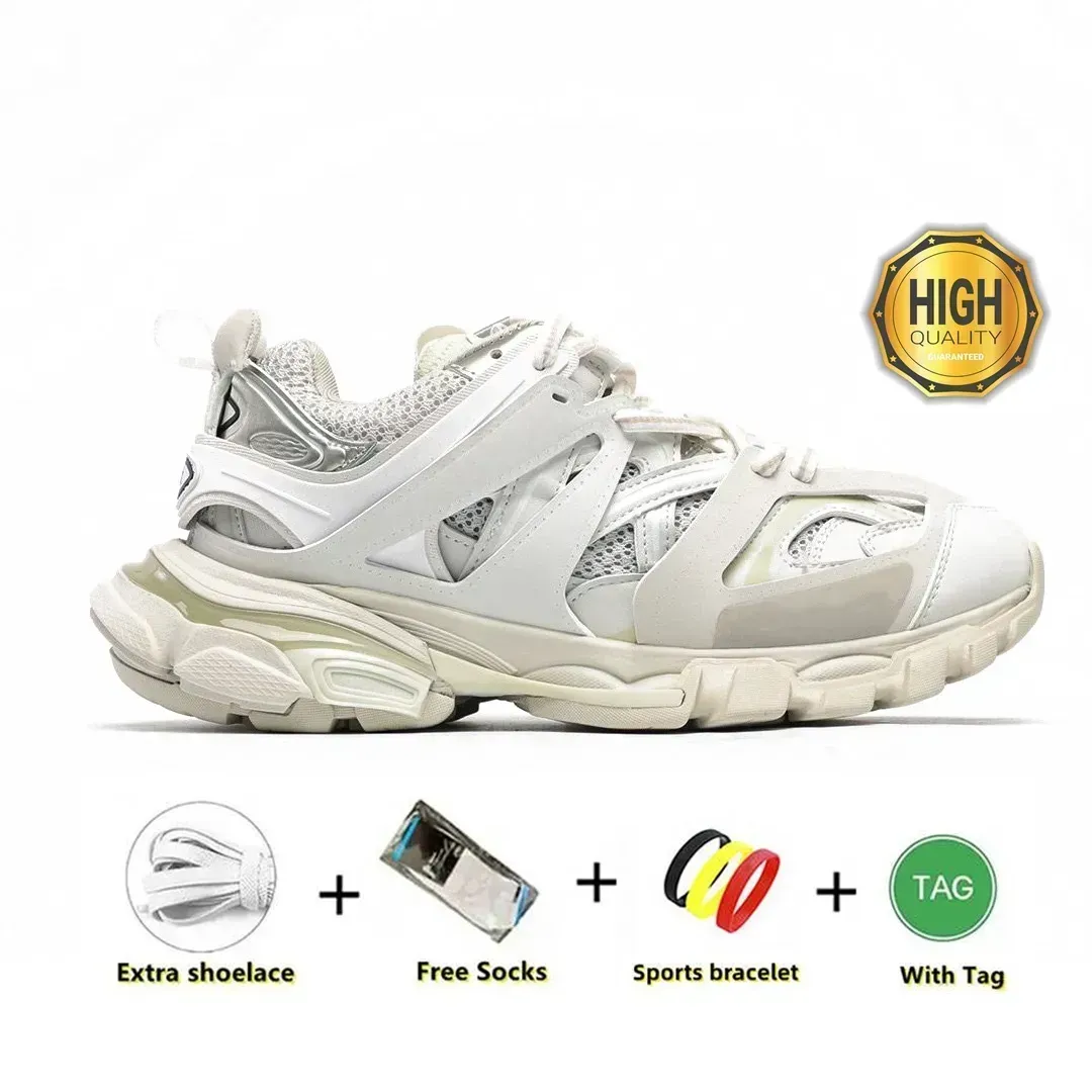 high quality designer Shoes track tracks luxury shoes mens women trainers Track 3 3.0 Shoes Triple white black Tess.s. Gomma leather Trainer Platform Sneakers shoes