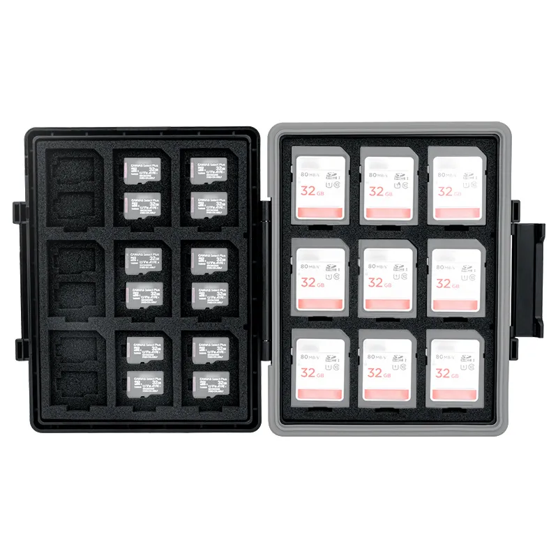 36 Slots SD Card Memory Card Case Holder Storage Dual Protection