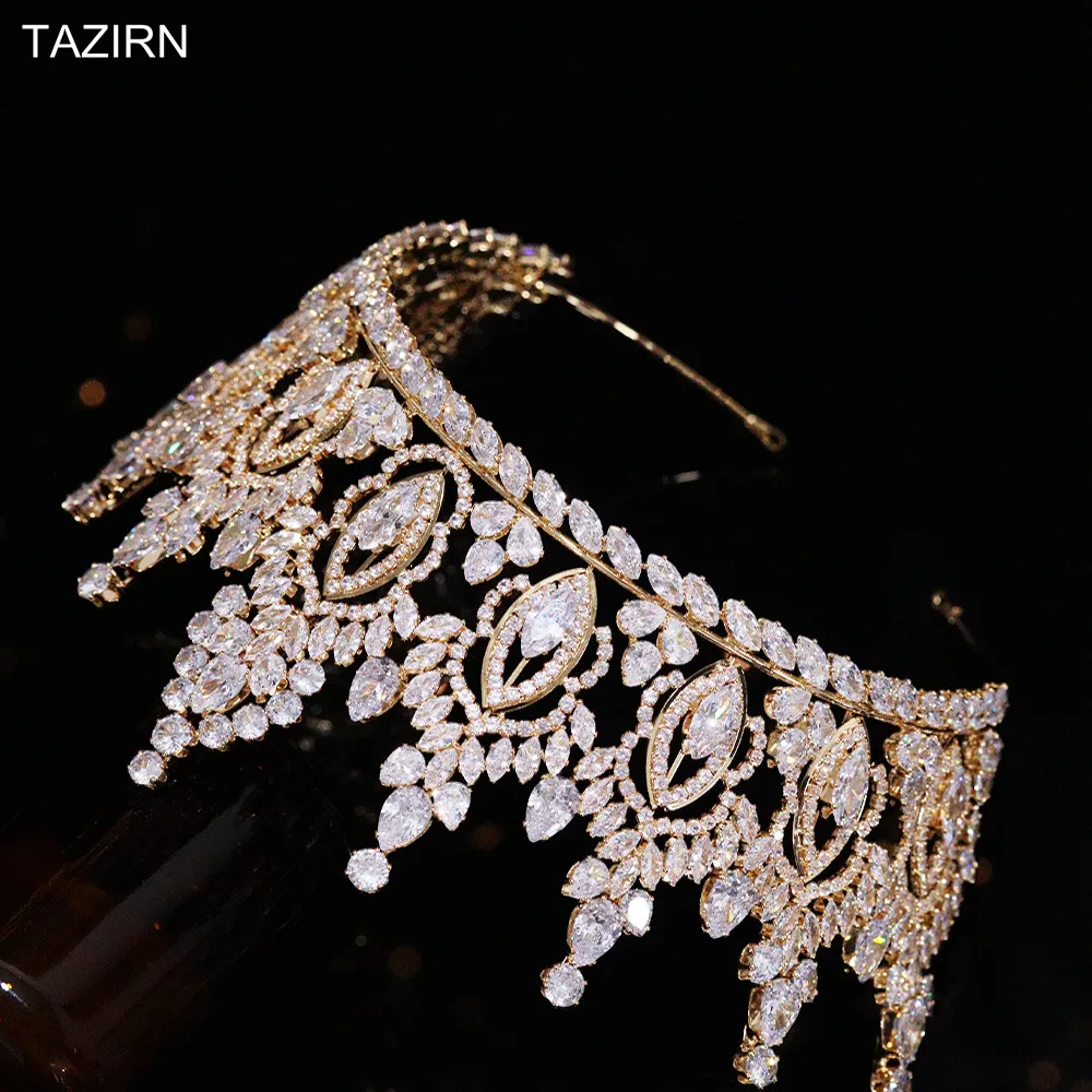 Luxury Handcrafted 5A Cubic Zirconia Wedding Bridal the