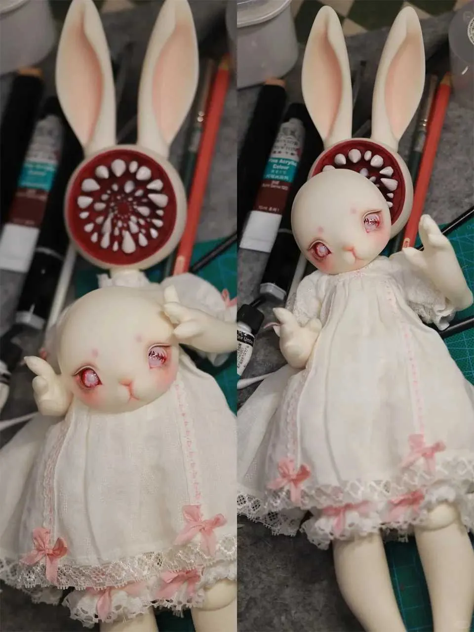 ハンドメイド　テディラビット　シュガーちゃん ハンドメイド テディラビット シュガーちゃん