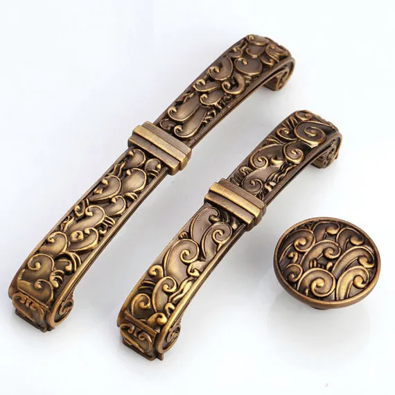 old fashioned dresser handles Traditional Arch Cabinet Handle main image 0