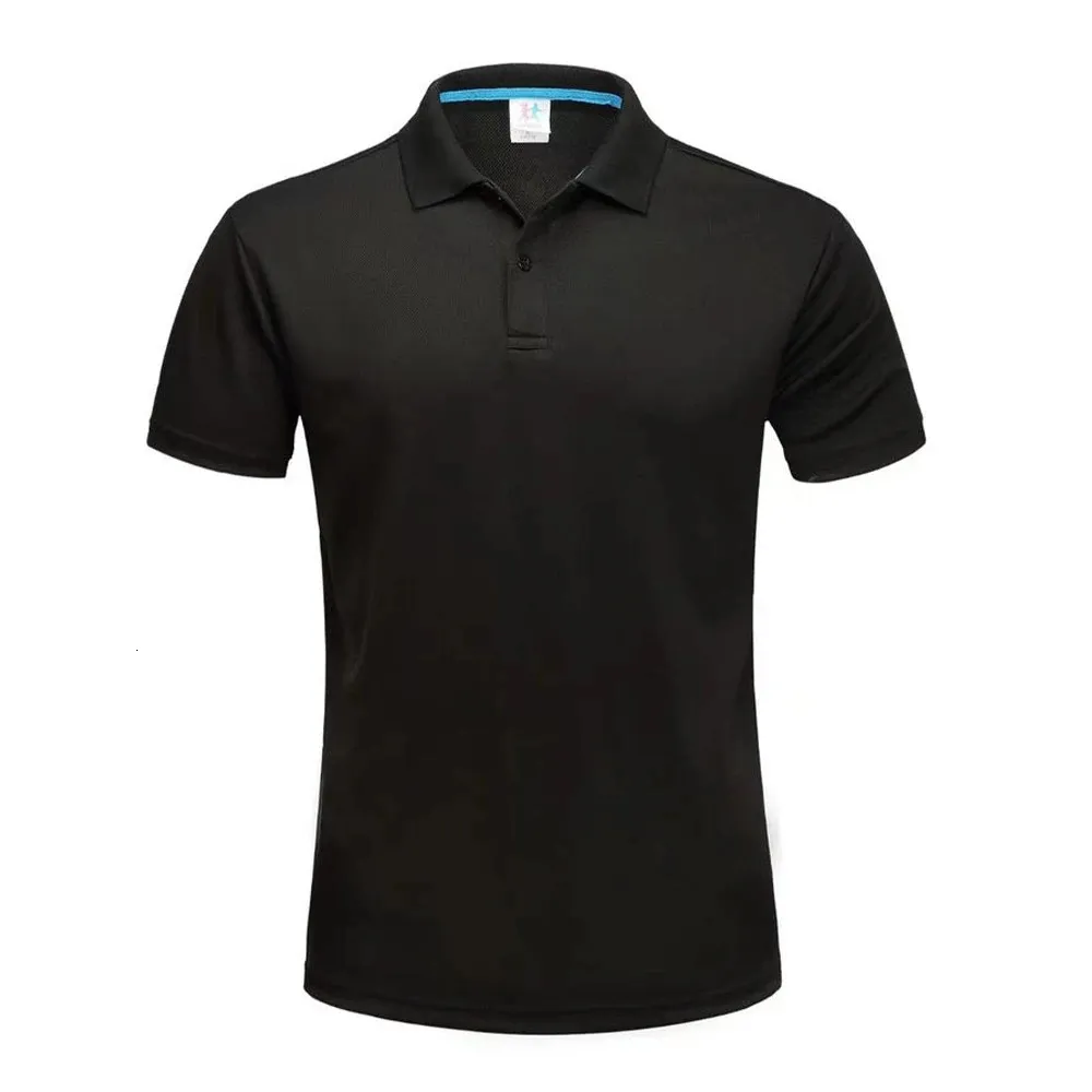 Quick Dry Plain Dry Fit polo polo shirts for Men and Women Breathable Polyester Golf Shirt with Sport Collar Camisas Polos Para Hombres 240528