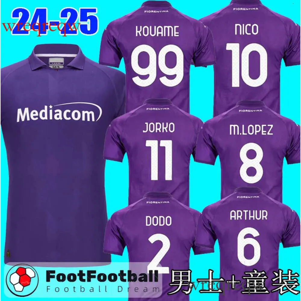 Fiorentina Soccer Jersey -2025: KOUAME, BELOTTI, More! Florence