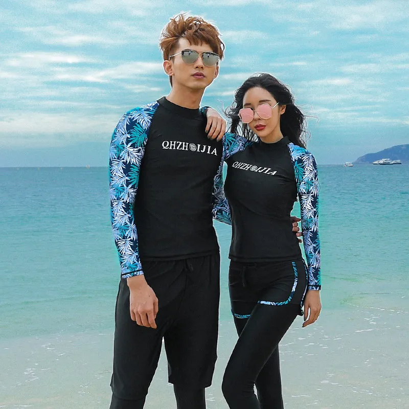 Babes In The Shade - Blue Acacia Long Sleeve Rashie - Navy/White - Foto 6