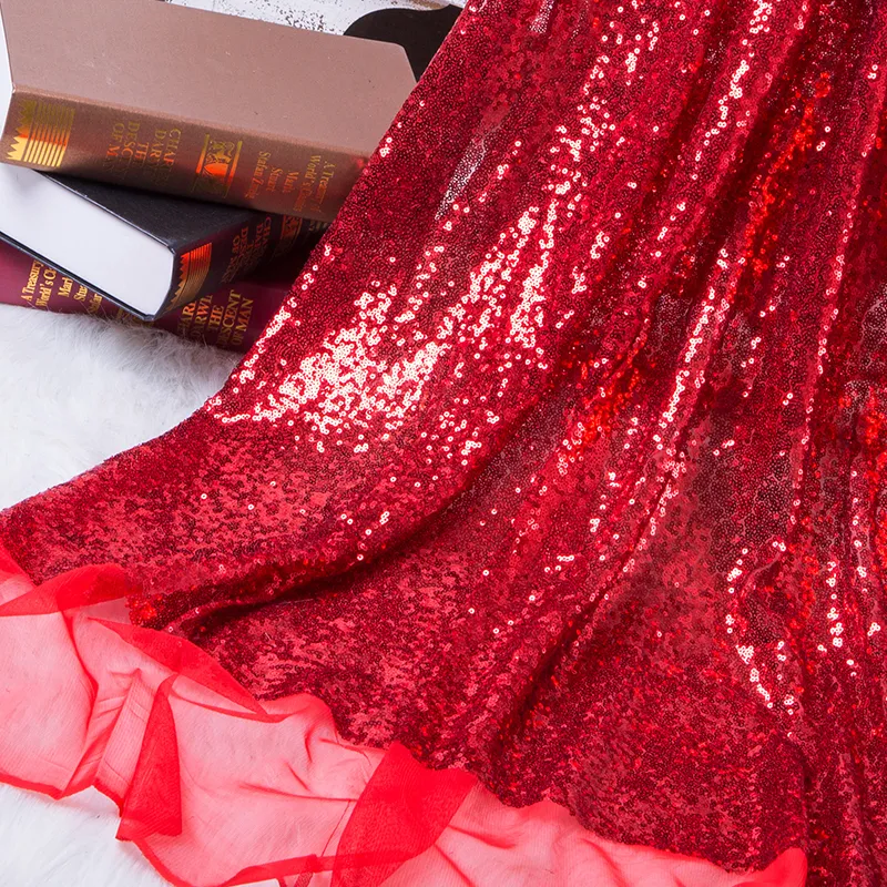 Width 51.2 in 130 cm Sequin Fabric Sparkly Rose Gold Silver Glitter for  Clothes Stage Party Wedding Decoration from Dhgate Fabric - price 5.95