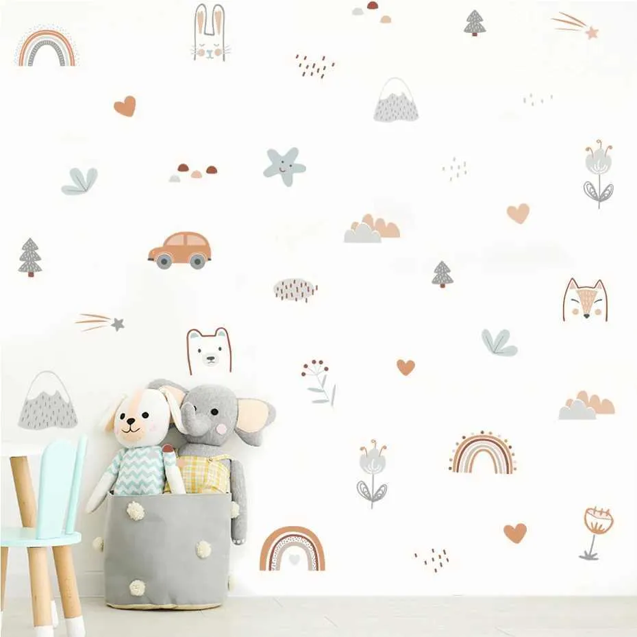 Textured Wall Decals For Kids Room preview