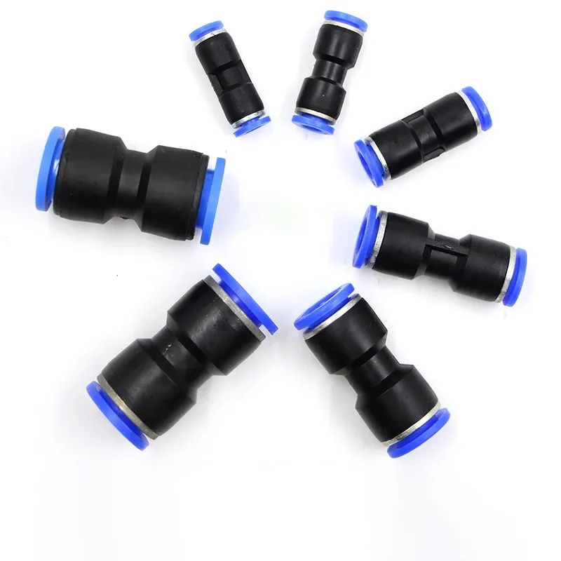 12pcs White Plastic Union Connector 1 4 In Od X