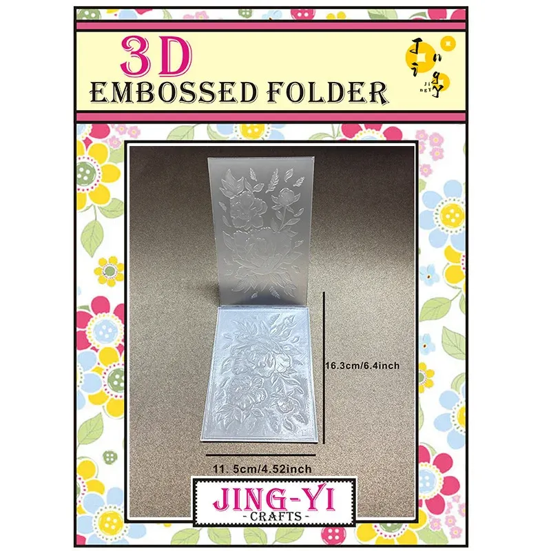 Rose Flowers 3D Embossing Folder Scrapbooking Dies... From Ddmywonder ...