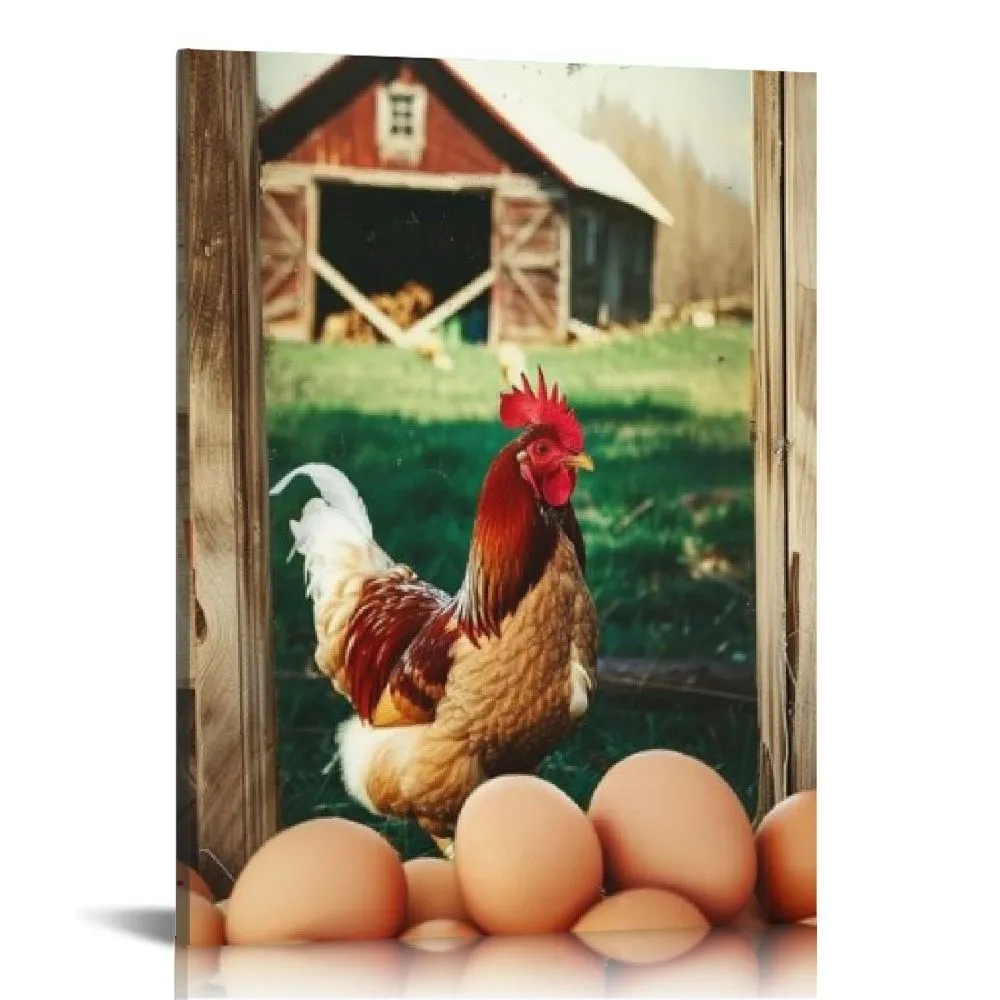 Rustic Farm Fresh Chicken Sign in Garden · Free Stock Photo