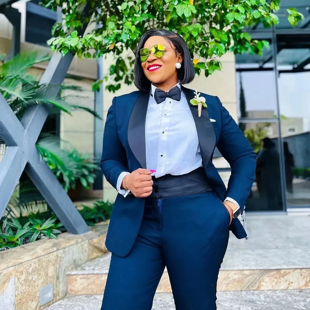 Blazer Plus Womens Suits Plus Size Red Women Suits Double Breasted