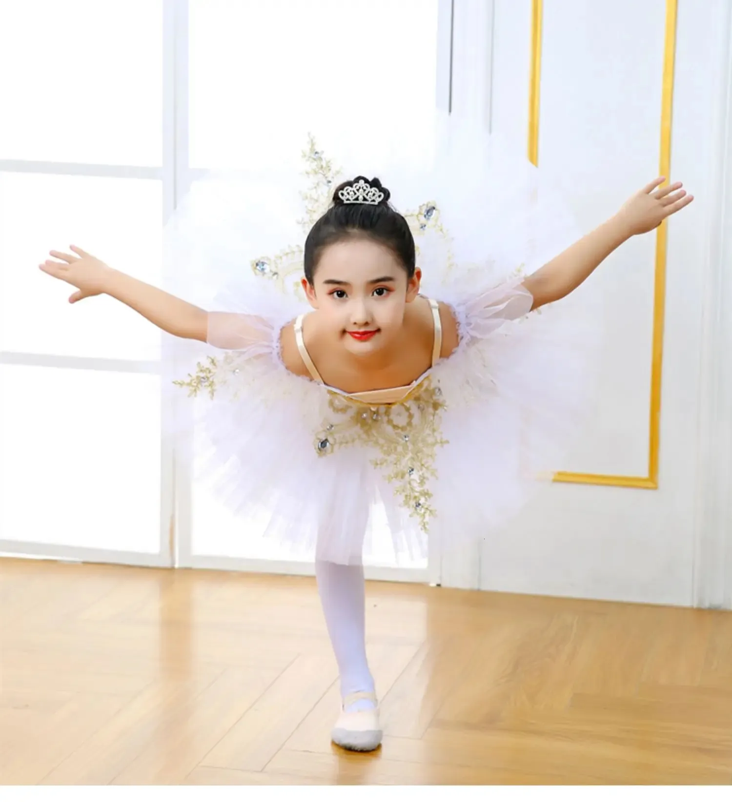 EFLALYHG Professionele Ballet Tutu Meisjes Platter Pannenkoek
