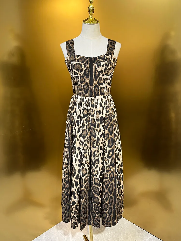 Save Big on Bulk Womens Holiday Party Dresses Party Dresses For Women,  Ladies Holiday Clothes: 100% Cotton Leopard Print Summer Camisole Dress  Best