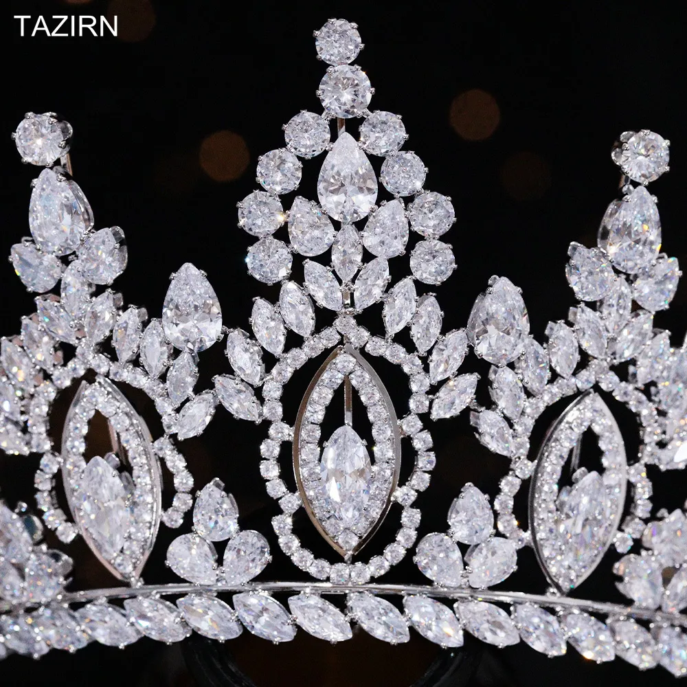 Luxury Handcrafted 5A Cubic Zirconia Wedding Bridal the