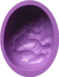 Stampi In Silicone Per Sapone A Forma Di Angelo - Viola, Per Candele E Dolci, FDA Approved - Foto 6