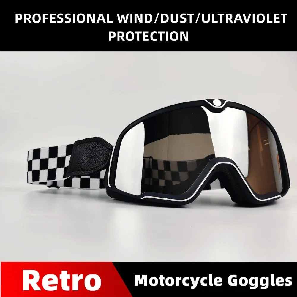 Unbranded Motocross Goggles – UV400 Anti-Impact HD Lenses For ATV, Dirt Bike, Ski & Cycling