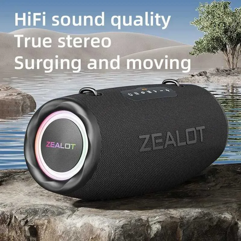 ZEALOT S87 Bluetooth Speaker, 80W Portable Wireless Speaker
