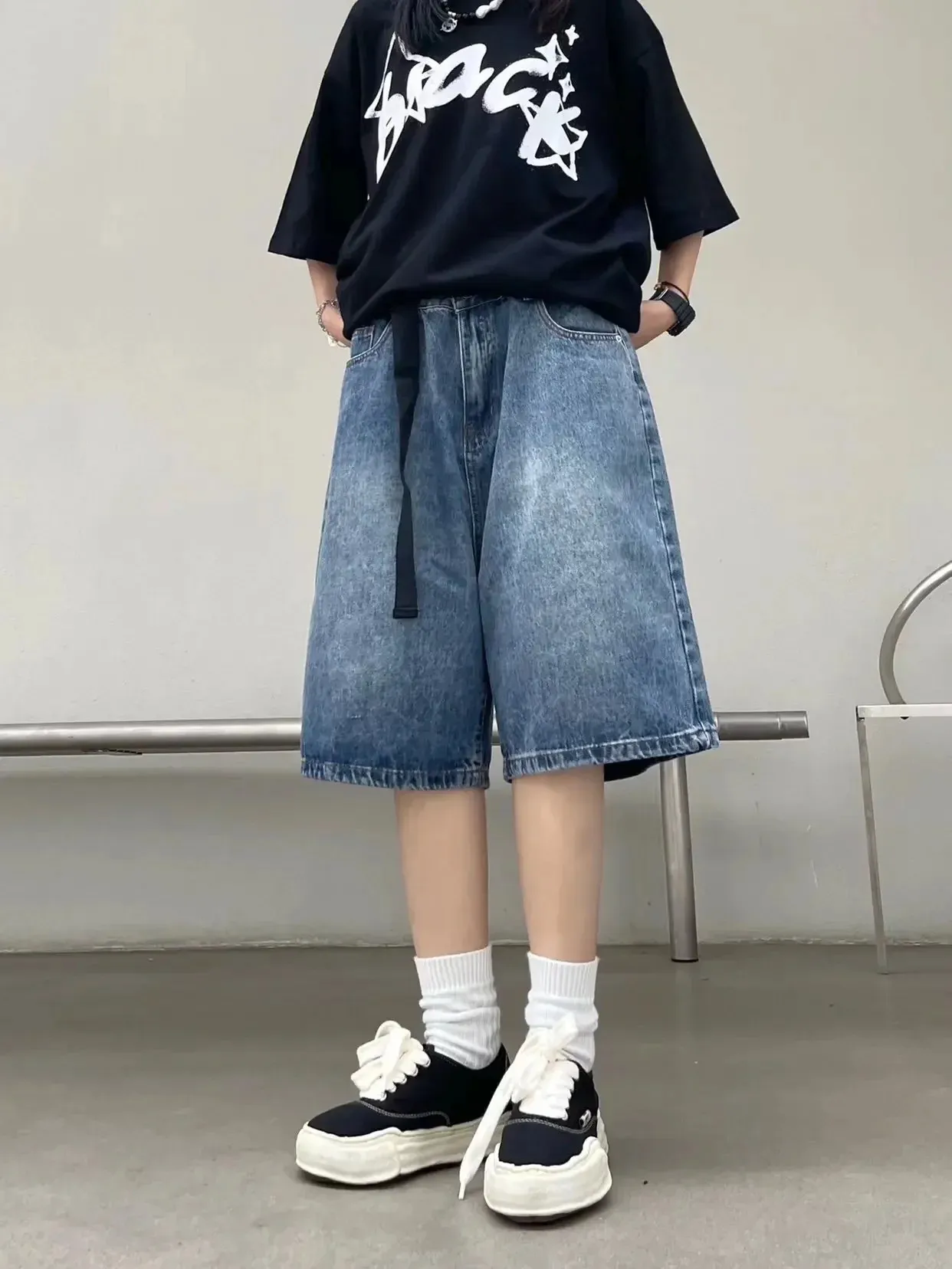 OLD PARK / BAGGY SHORTS ( BLUE） 新品未使用
