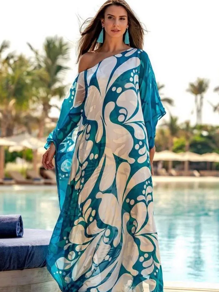Off the shoulder kaftan store