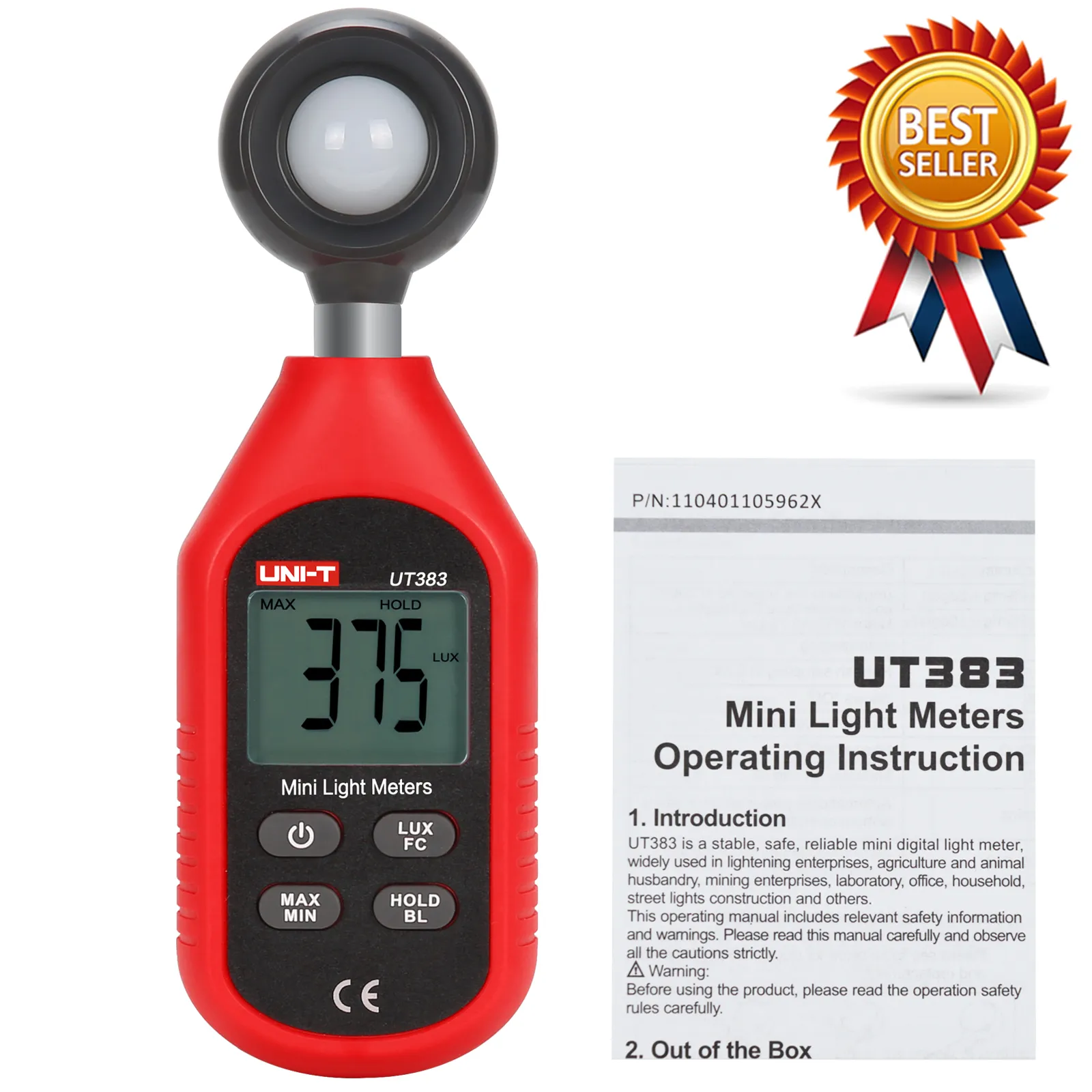 Digital Light Meter: Handheld Illuminometer, Environmental Testing