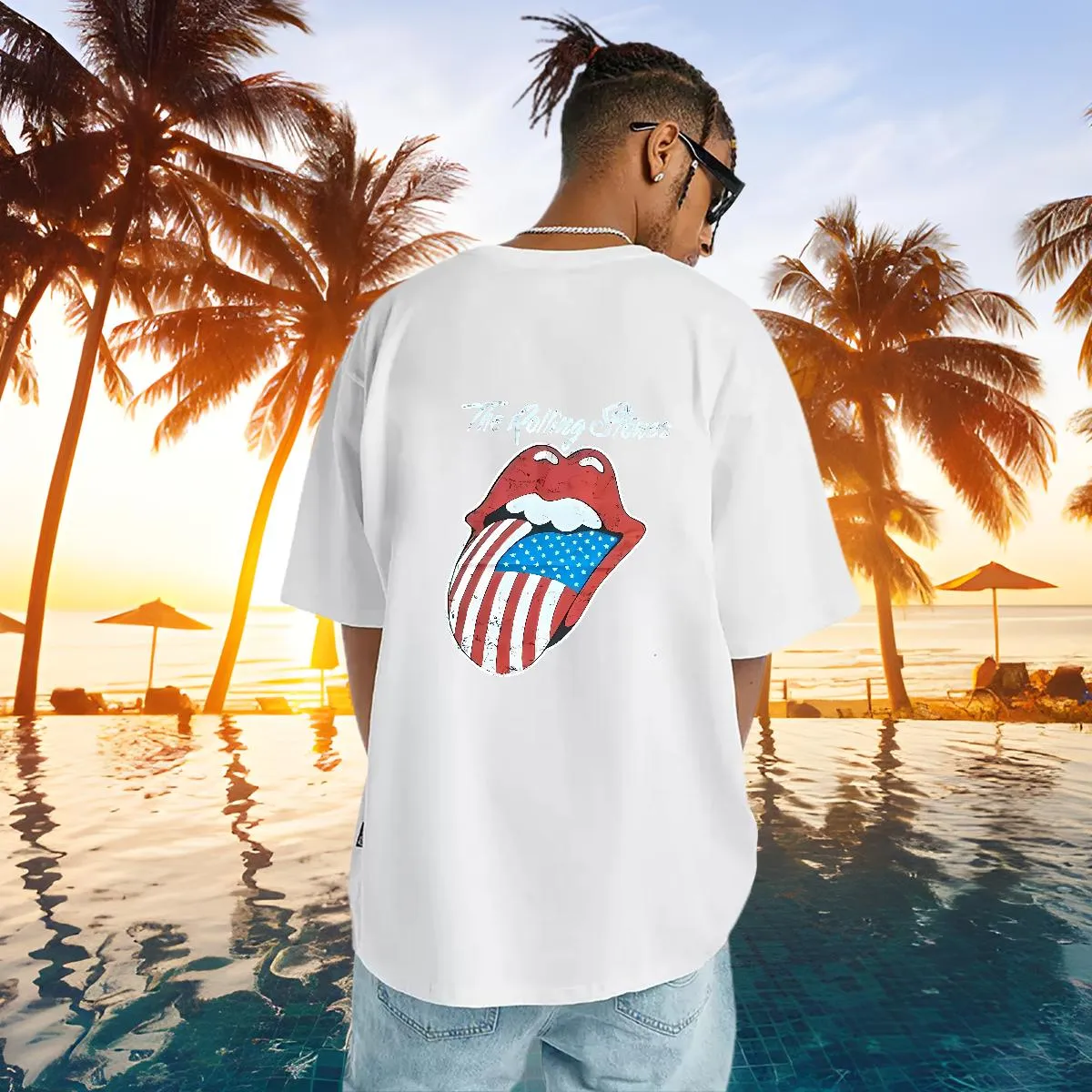 Men's 100% Cotton T-Shirt - Plus Size Big & Tall Tees With Funny Hustle Design