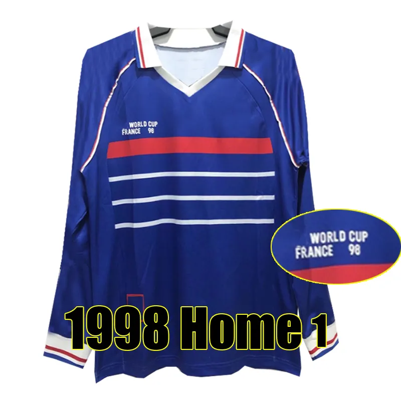 Retro Soccer Trikots 1982 2024: Zidane Henry Maillot De Foot Pogba  Fußballhemd Rezeguet Desailly Männer Kinder Klassiker Kit Von 10,69 € |  DHgate