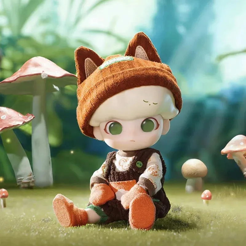 POP MART DIMOO Forest Little Fox 2024 Movable Doll BJD Action Figure  Ornaments, Original Genuine Collection Model Toys